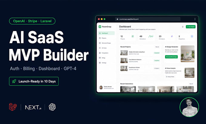 build your ai saas mvp with openai, stripe billing, and user dashboard