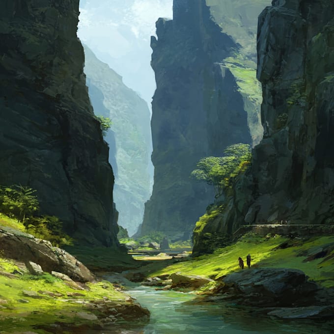 environment concept art landscape design