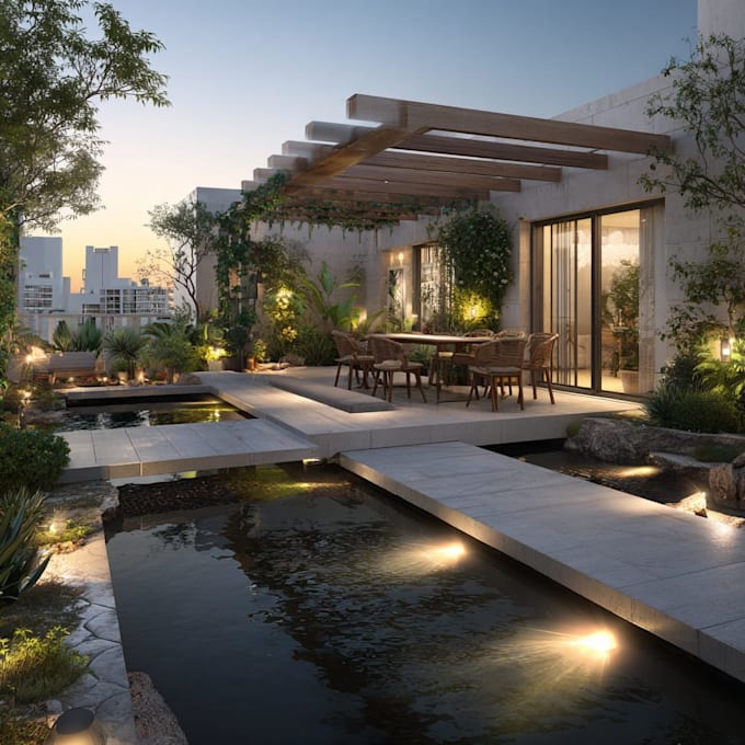 do landscape designing home garden high quality renderings