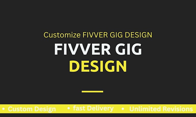 Design a professional fiverr gig design by Zillehuma160 | Fiverr