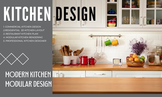design a modern modular kitchen layout