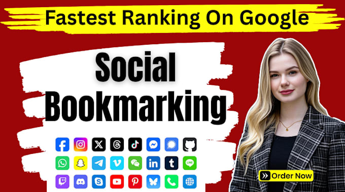 manually create top social bookmarking link building backlinks