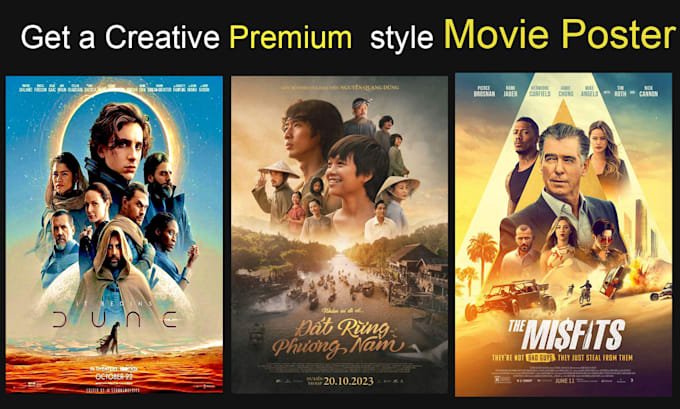 design a creative and professional movie poster