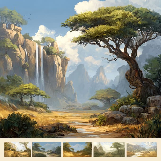 environment concept art landscape design