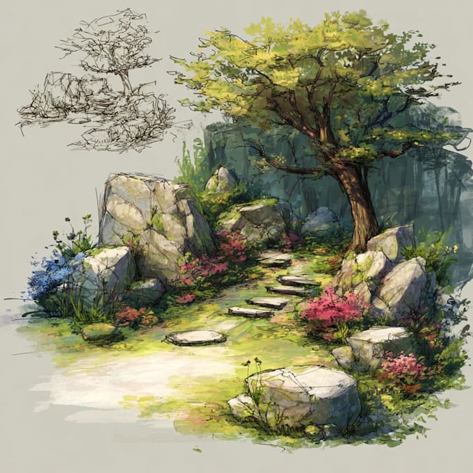 environment concept art landscape design
