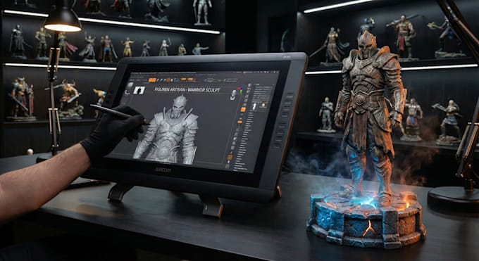 high quality custom 3d figurines and characters for printing