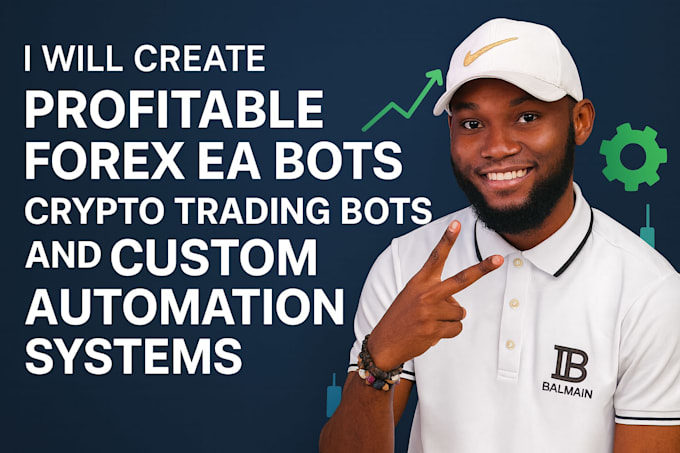 build forex ea bots, crypto trading bots and custom no code automation apps