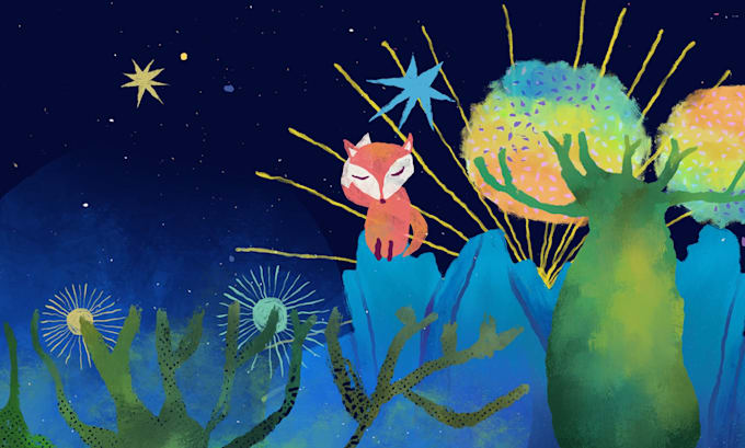 create kids event led visuals and animated backgrounds