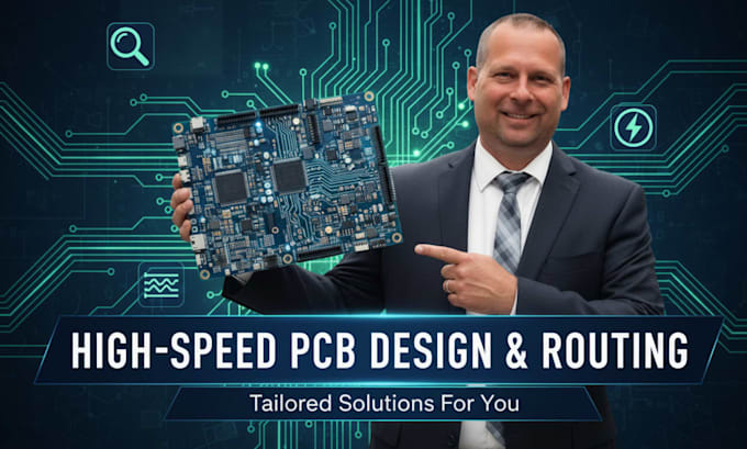 do high speed pcb design and routes for you