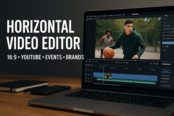 edit clean and modern horizontal videos