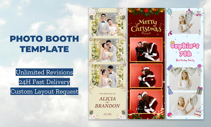 design creative photo booth template