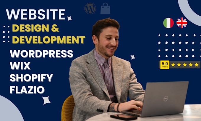 create a professional and responsive showcase website for your business