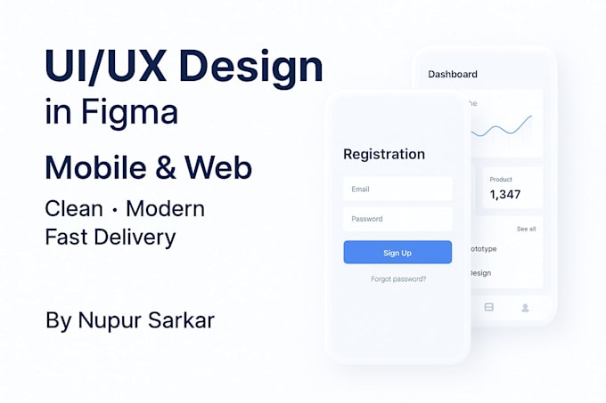 Design modern ui ux for websites and mobile apps in figma by ...