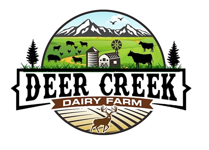 design modern farm logo