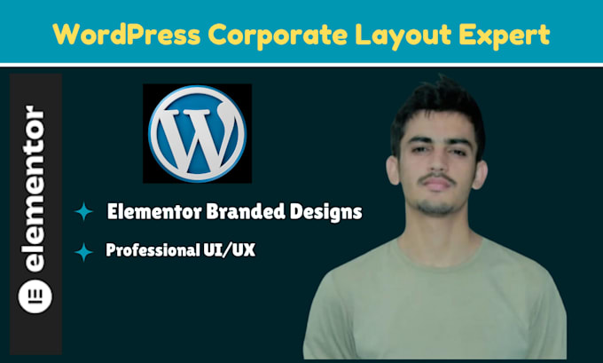 build your elementor branded and corporate wordpress layout