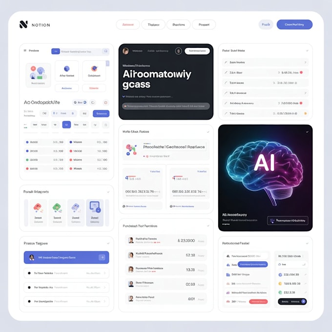 notion dashboard ai productivity system automation workspace template setup