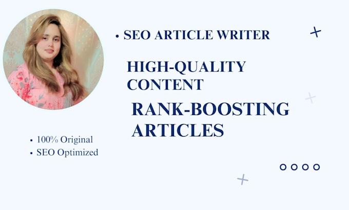 write engaging and well optimized SEO articles