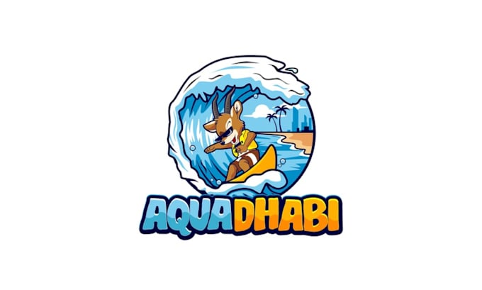 create awesome water park logo design