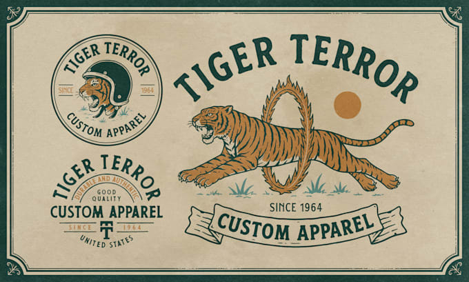 create a unique custom retro vintage logo design