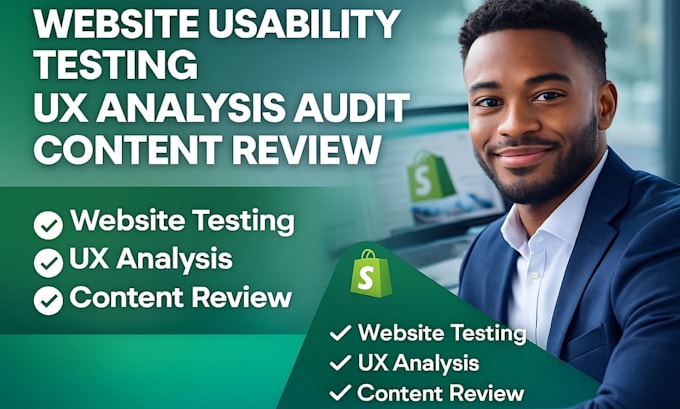 audit your website usability, perform UX testing and content review