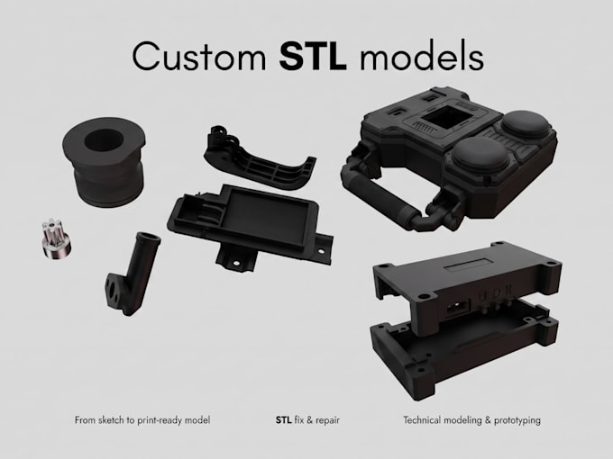create custom stl models for 3d printing