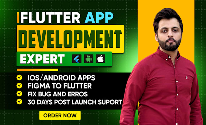 do flutter mobile app development android ios development, ai flutter developer