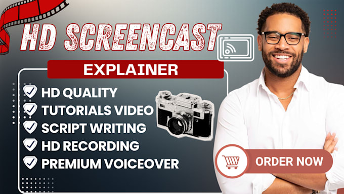 do screencast, explainer video, tutorial for your saas product, website, app