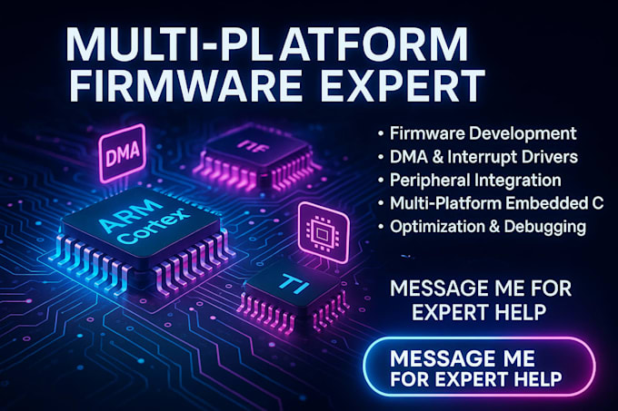 l develop stm32 and embedded systems firmware for iot and pcb projects