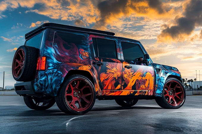 professional vehicle wrap design, car wrap
