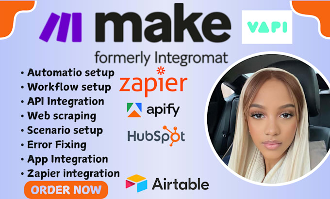 Fix make com automation made com vapi ai zapier api integration apify