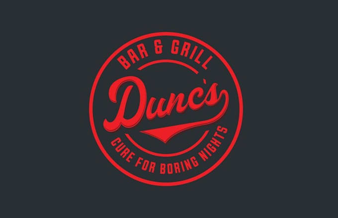 design creative bar grill logo