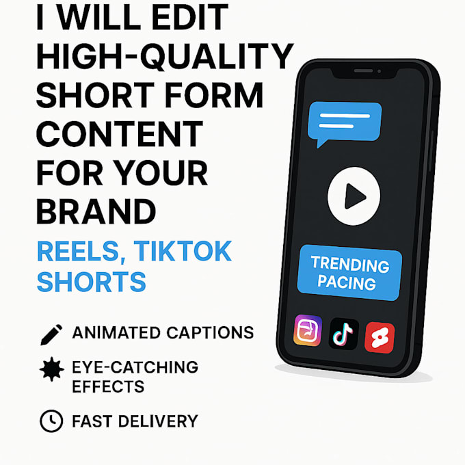 edit high quality short form content for your brand