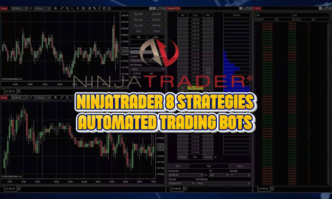 develop or fix ninjatrader 8 trading bot, custom ninjascript strategy indicators