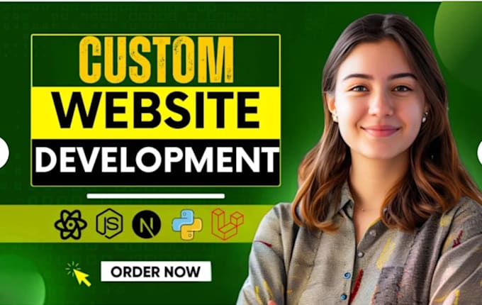 build webite in php laravel, react node javascript python django next website
