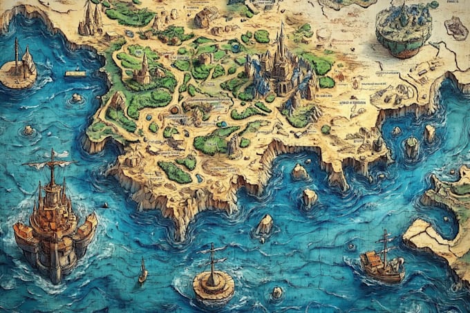 do a fantasy dnd map