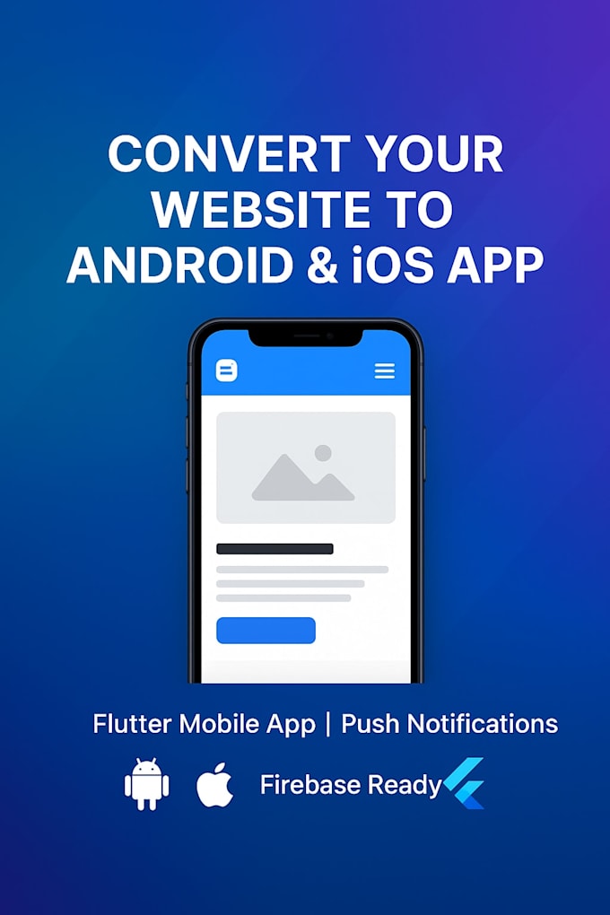convert your website into a mobile app
