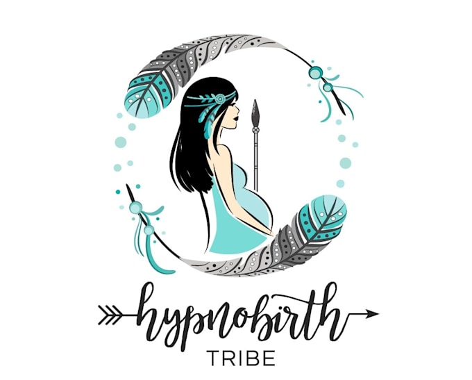 create a hand drawn botanical boho logo for your brand
