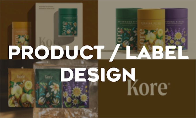 do custom product label amd package design