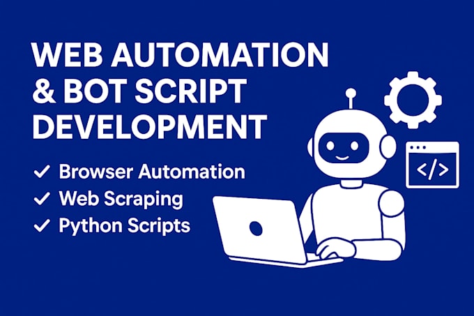 build python selenium web automation bot, web scraping and browser automation