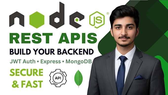 build secure nodejs rest apis with authentication and database