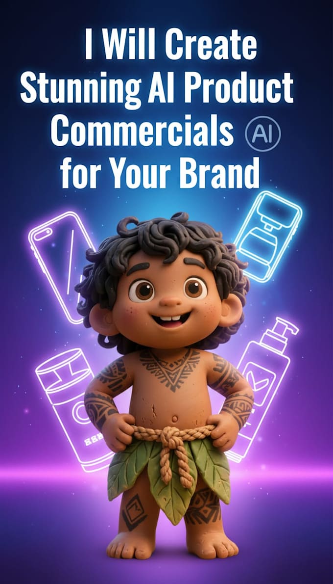 Create stunning ai product commercials for your brand by Aryhan | Fiverr