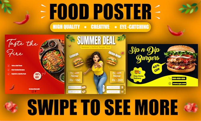 create professional social media poster designs