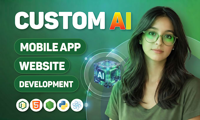do ai website development, ai mobile app development, ai chatbot as ai developer