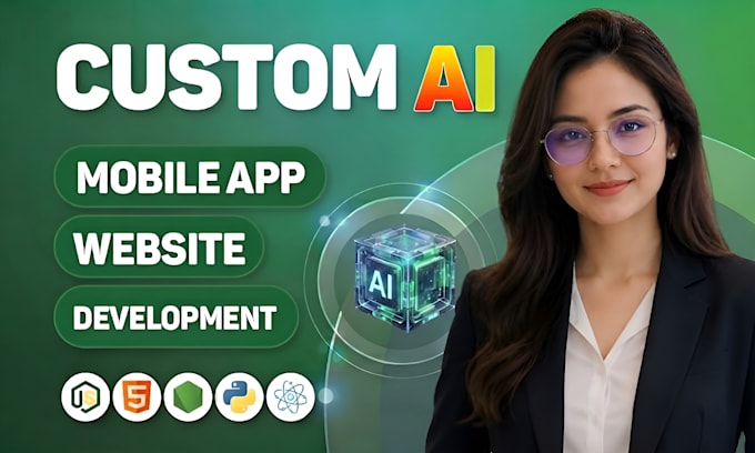 do ai website development, ai mobile app development, ai chatbot as ai developer