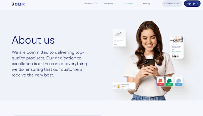 create a responsive full stack website with frontend backend