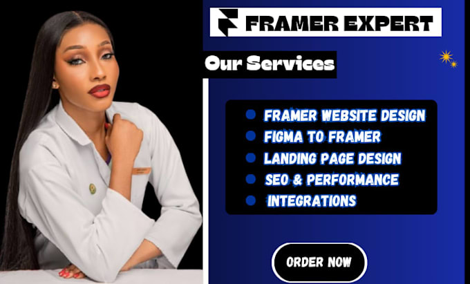 develop framer website, design framer landing page, figma to framer conversion