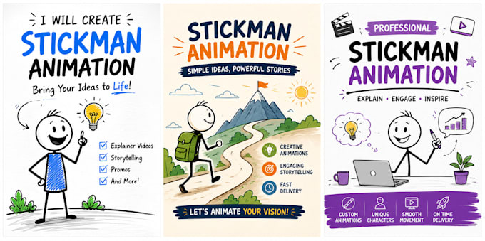 animate your ideas with custom stickman videos