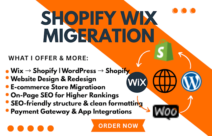migrate wix wordpress website to shopify update shopify wix website redesign