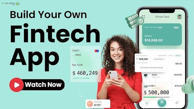 Build fintech app money transfer app wallet app neo bank app loan app ...