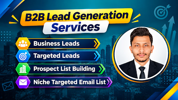 provide b2b leads, linkedin leads, verified email list, business database